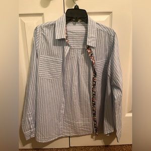 Eden & Olivia Women’s Striped button down